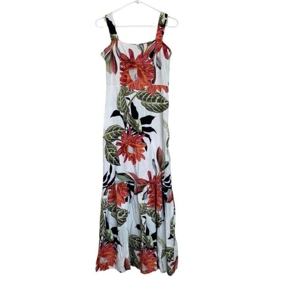 Ayres vintage‎ summer vacation floral midi to maxi length dress size Small